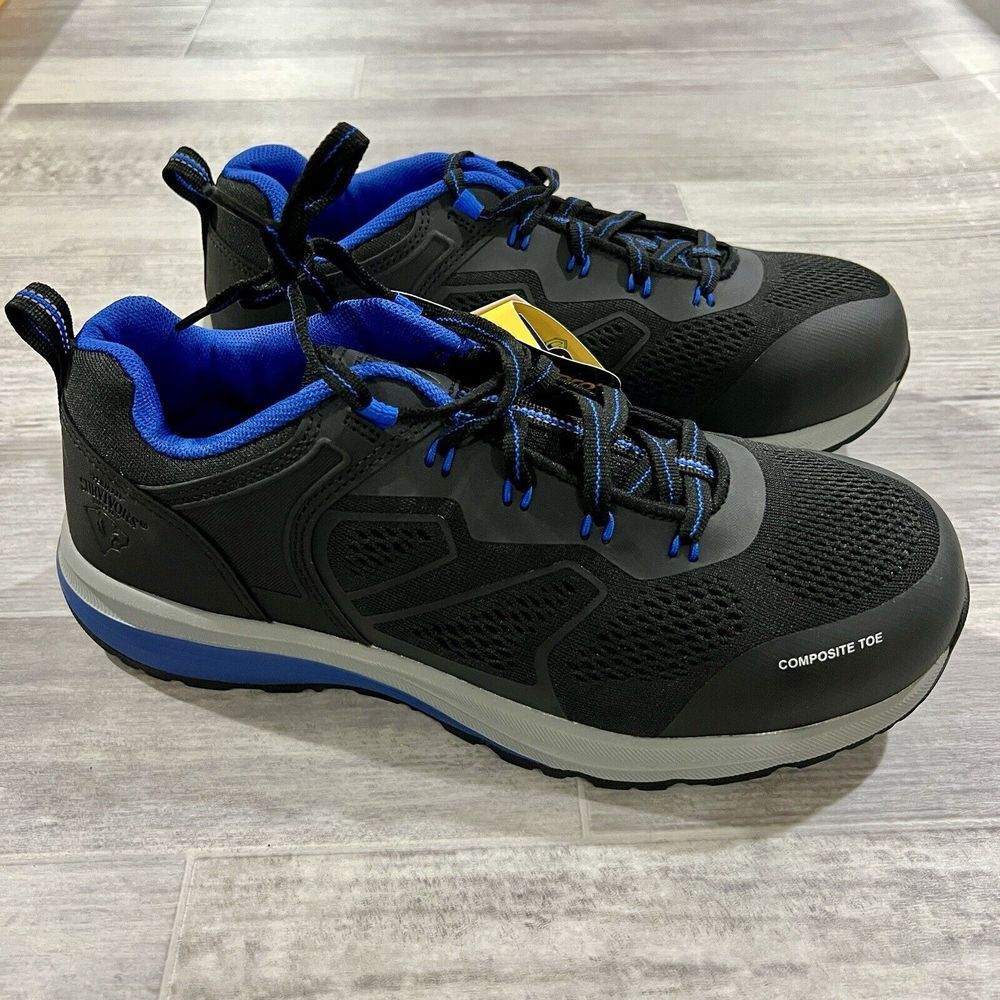 Herman Survivors "Cassle" Womens Black Composite Toe Work Safety Shoes Size 9.5